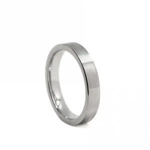Anillos De Compromiso | LINEARGENT Anillo de compromiso clásico en plata lisa