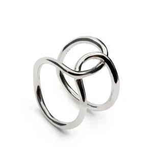 Anillos De Diseño | Anillos Anchos | LINEARGENT Anillo de plata ancho diseño original