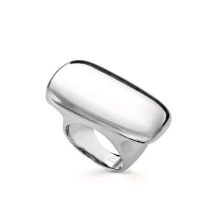 Anillos De Diseño | Anillos Anchos | LINEARGENT Anillos anchos diseño plata lisa e irregular