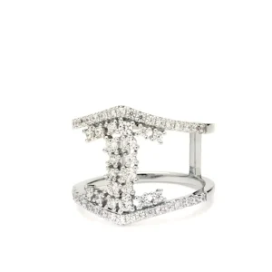 Anillos Circonitas | LINEARGENT Anillos circonitas diseño geométrico con circonitas