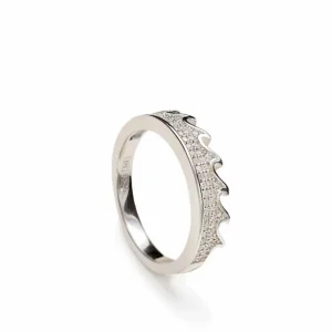 Anillos Circonitas | LINEARGENT Anillos circonitas diseño grueso de púas