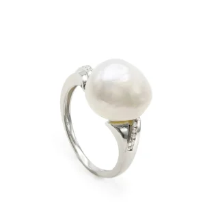Anillos Con Perlas | LINEARGENT Anillos con perlas detalle de circonitas