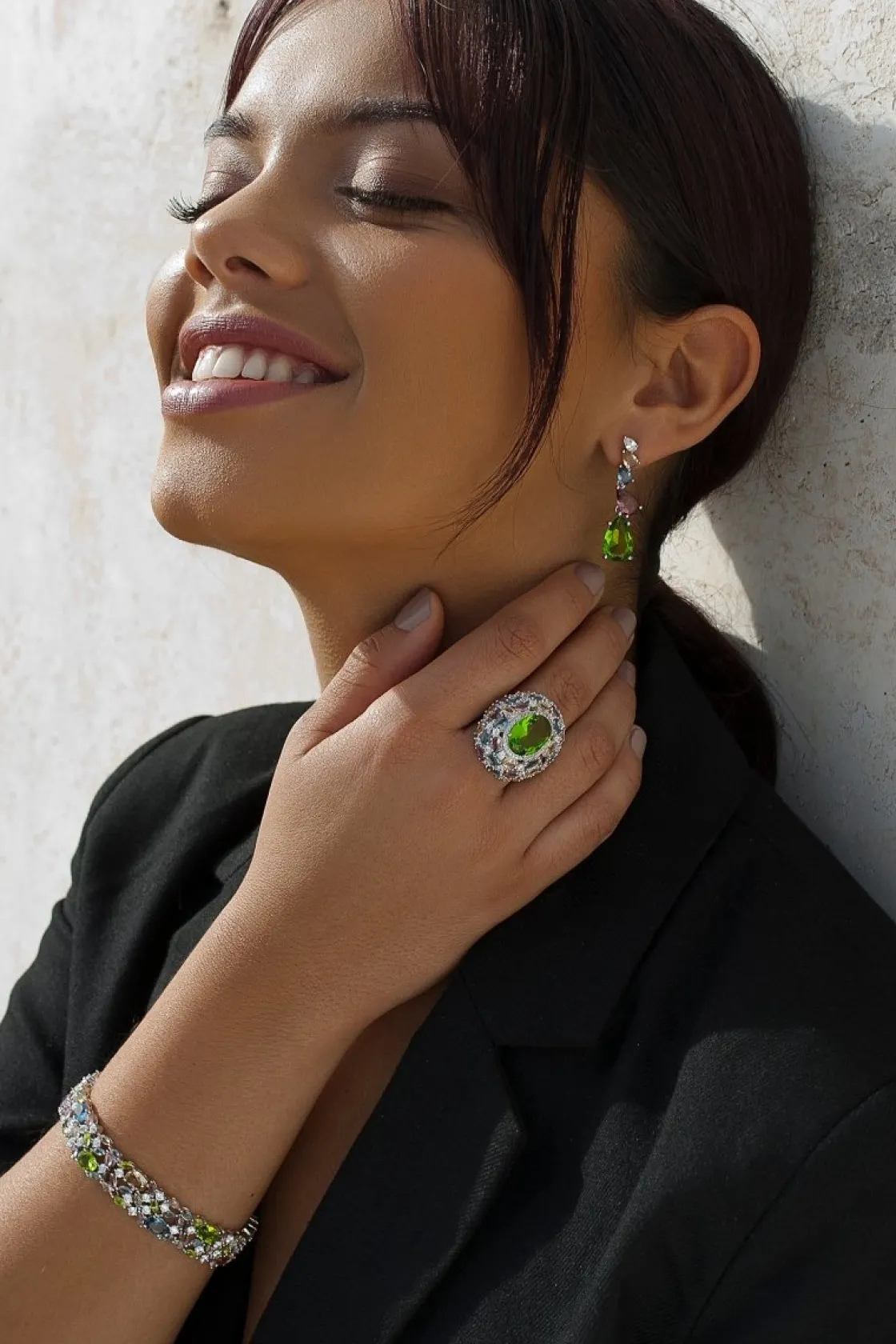 Anillos Con Piedras | LINEARGENT Anillos con piedras de colores en diferentes tonos