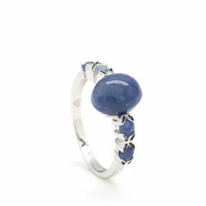 Anillos Con Piedras | LINEARGENT Anillos con piedras diseño esferas en tono azurite