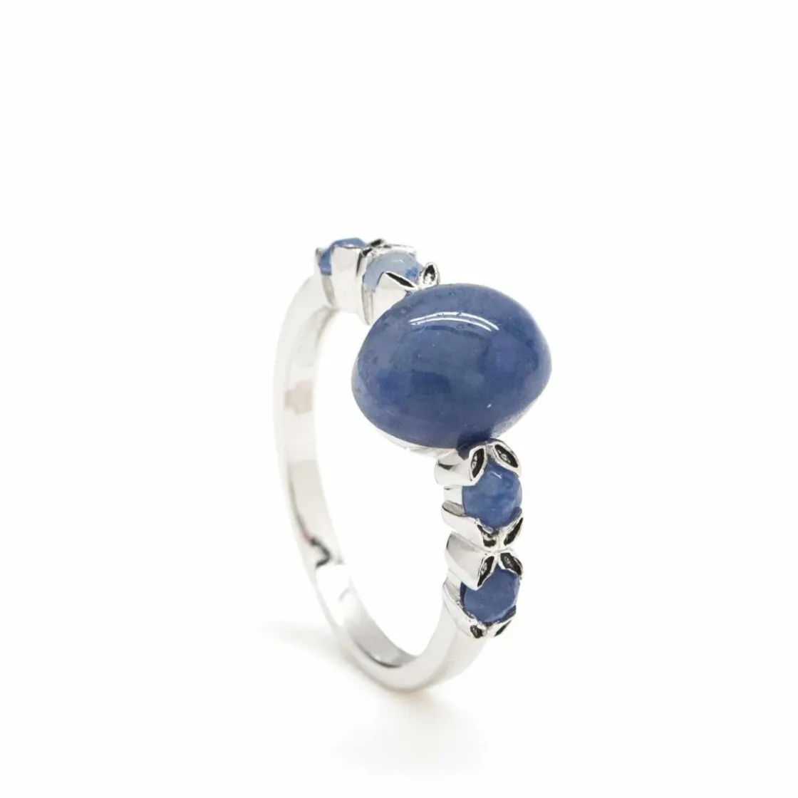 Anillos Con Piedras | LINEARGENT Anillos con piedras diseño esferas en tono azurite