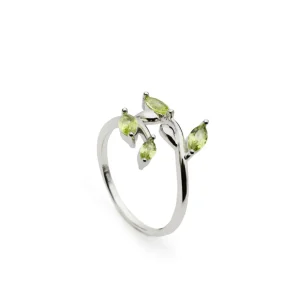 Anillos Con Piedras | LINEARGENT Anillos con piedras diseño garden tono verde