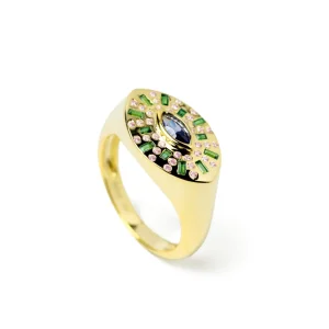Anillos Con Piedras | LINEARGENT Anillos con piedras tono zafiro en talla marquesa