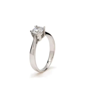 Anillos Especiales | Anillos De Compromiso | LINEARGENT Anillos de compromiso con cuarzo adamantino grueso