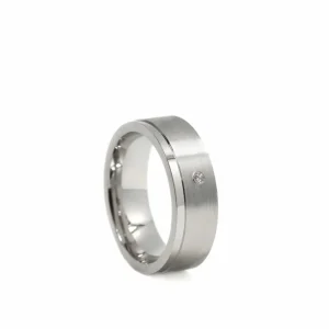 Anillos De Compromiso | LINEARGENT Anillos de compromiso formado por una circonita central