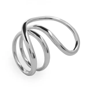 Anillos Especiales | Anillos De Diseño | LINEARGENT Anillos de diseño carriles circulares en plata lisa