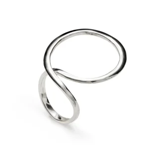 Anillos De Diseño | Anillos Grandes | LINEARGENT Anillos de diseño circular entrelazado