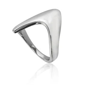 Anillos Especiales | Anillos De Diseño | LINEARGENT Anillos de diseño de plata diseño punta triangular