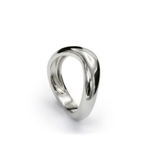 Anillos De Diseño | LINEARGENT Anillos de diseño irregular en plata lisa