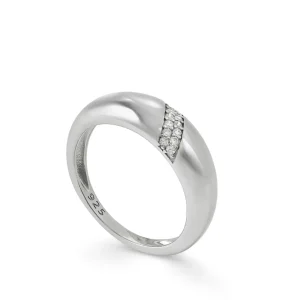 Anillos Circonitas | LINEARGENT Anillos finos de plata diseño banda de circonita