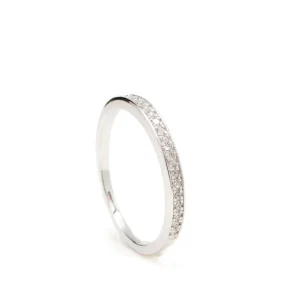 Anillos Pequeños | Anillos Finos | LINEARGENT Anillos finos de plata diseño clásico con circonita