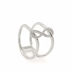 Anillos Circonitas | LINEARGENT Anillos finos diseño motivo de infinito