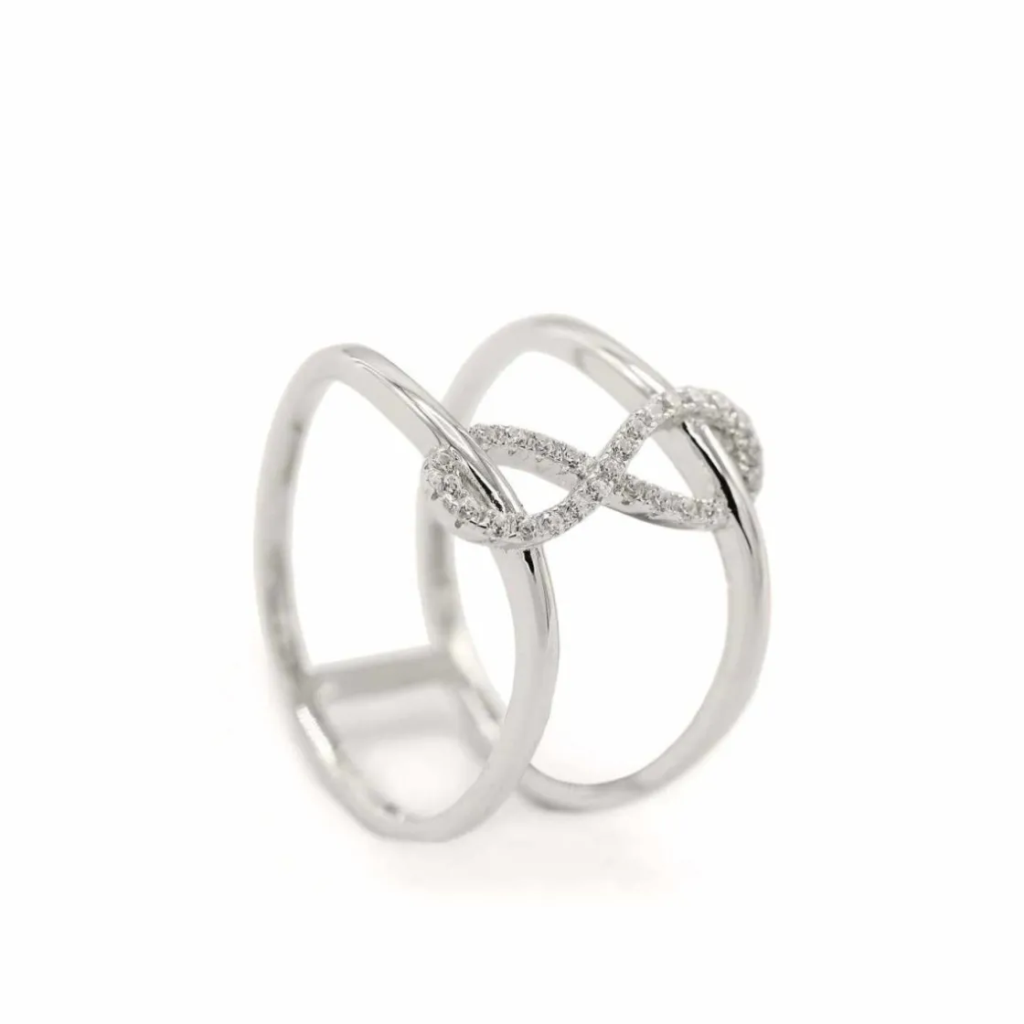Anillos Circonitas | LINEARGENT Anillos finos diseño motivo de infinito