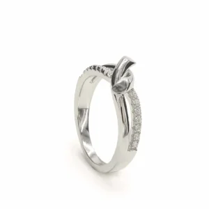 Anillos Finos | LINEARGENT Anillos finos motivo de nudo y circonitas