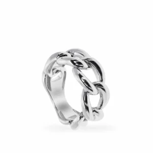 Anillos De Diseño | LINEARGENT Anillos grandes con eslabones anchos y redondos