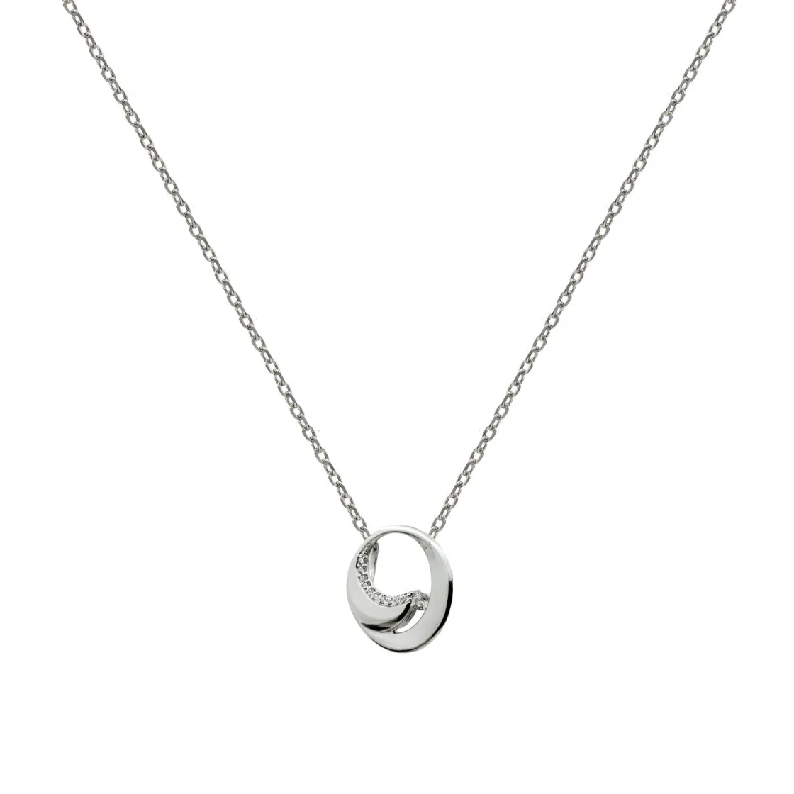 Colgante Brillante | LINEARGENT Colgante brillante diseño oval estilo caracola