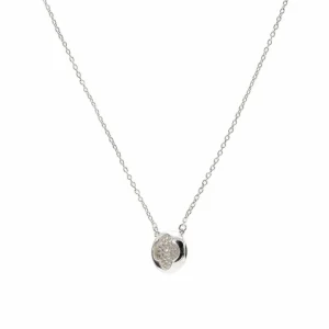 Colgantes Pequeños | LINEARGENT Colgantes pequeños de plata diseño silueta de flor