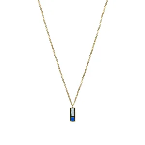 Colgantes Pequeños | Collares Cortos | LINEARGENT Colgantes pequeños de plata diseño tonos azules