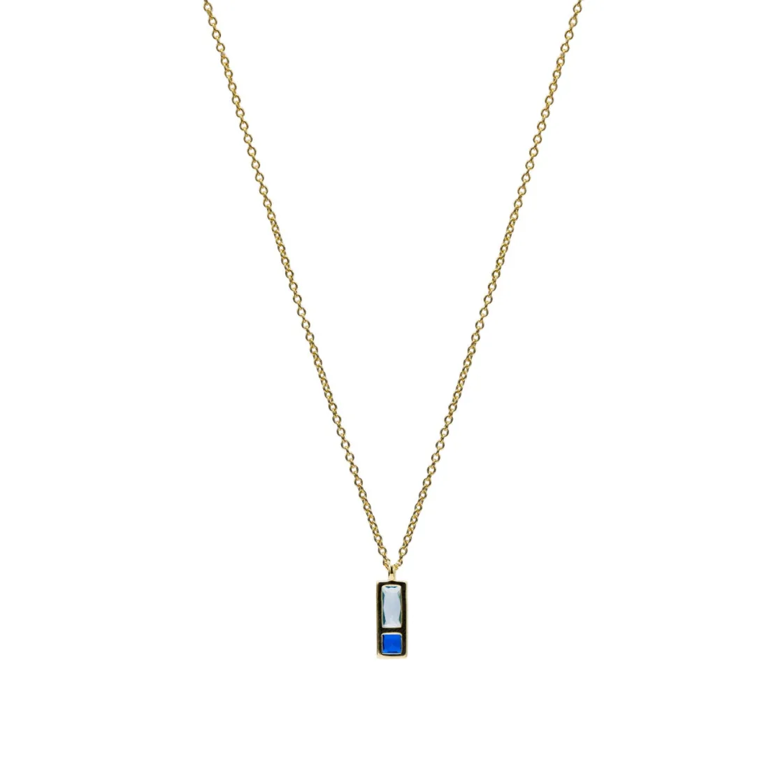 Colgantes Pequeños | Collares Cortos | LINEARGENT Colgantes pequeños de plata diseño tonos azules