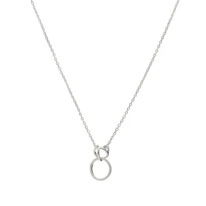 Colgantes Pequeños | LINEARGENT Colgantes pequeños de plata doble motivo circular