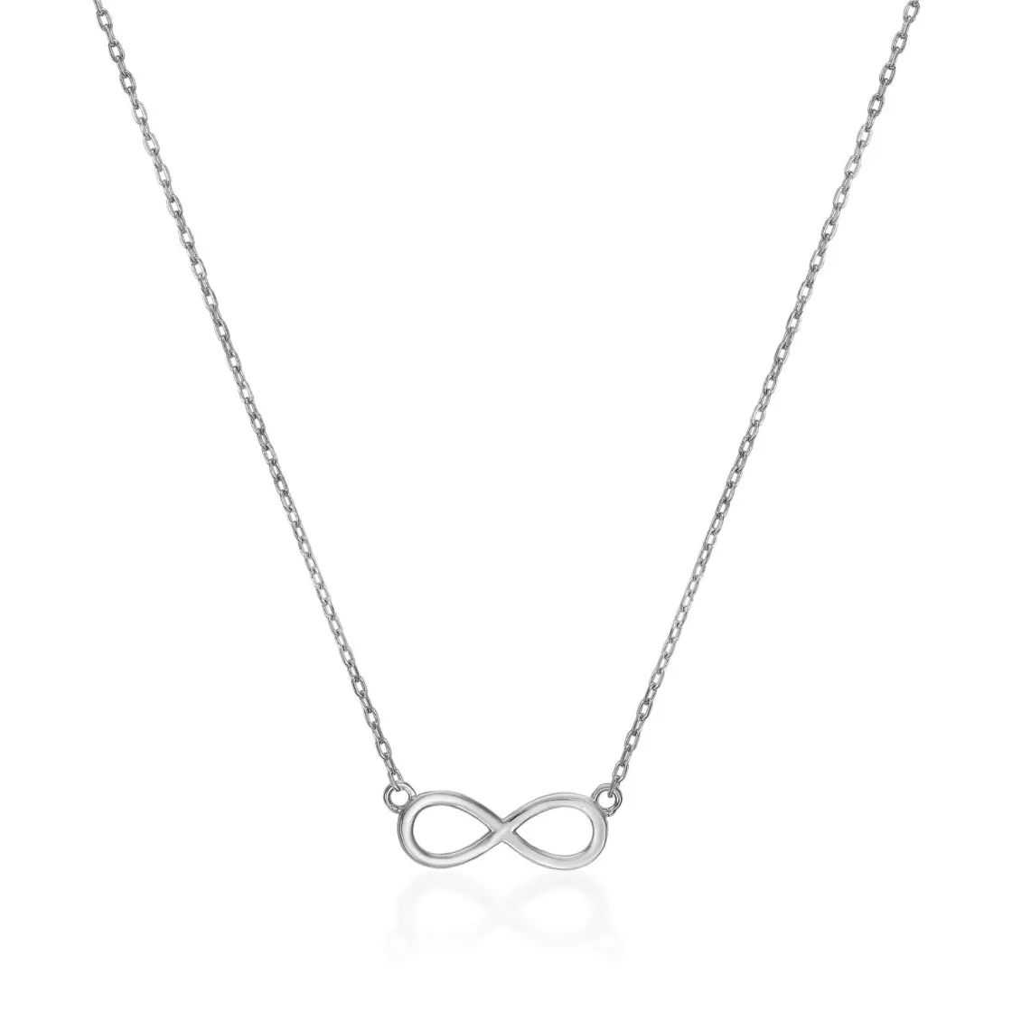 Colgantes Pequeños | LINEARGENT Colgantes pequeños de plata lisa diseño infinito
