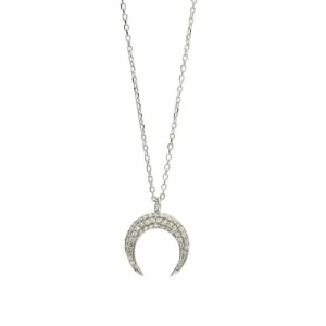 Colgantes Pequeños | LINEARGENT Colgantes pequeños diseño cuerno con circonitas
