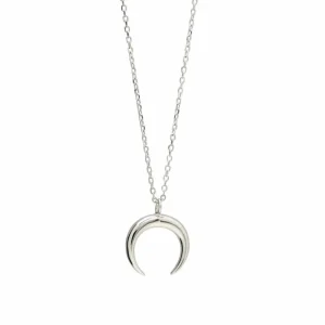 Colgantes Pequeños | LINEARGENT Colgantes pequeños diseño cuerno de plata lisa