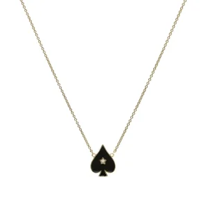 Colgantes Pequeños | LINEARGENT Colgantes pequeños diseño de pica con esmalte y circonita