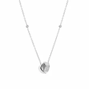 Colgantes Pequeños | LINEARGENT Colgantes pequeños en plata diseño nudo y circonitas