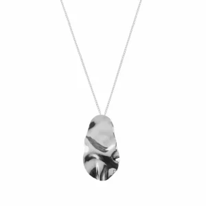 Colgantes Plata Grandes | Collar Medalla | LINEARGENT Colgantes plata originales con motivo alargado circular