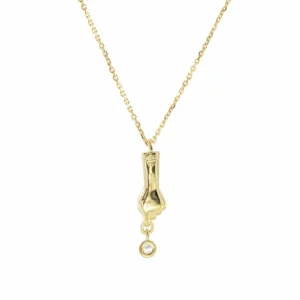 Collares Plata Originales | LINEARGENT Colgantes plata originales diseño mano con circonita
