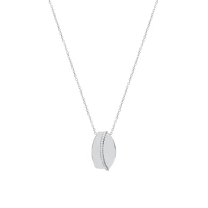 Colgante Brillante | LINEARGENT Colgantes plata originales motivo liso con circonitas