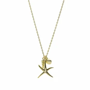 Collares Plata Originales | LINEARGENT Collares con colgantes diseño de motivos marinos