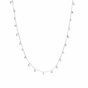 Collares Con Mini Colgantes | Collares Cortos | LINEARGENT Collares con colgantes en plata diseño variado
