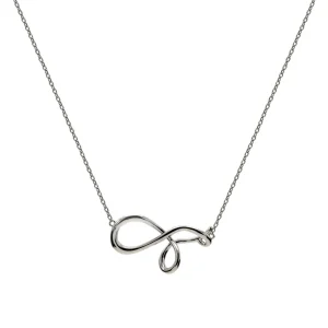 Collares Plata Originales | LINEARGENT Collares con colgantes en plata estilo liquido entrelazado