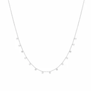 Collares Con Mini Colgantes | Collares Cortos | LINEARGENT Collares con colgantes plata baño en oro diseño minimalista