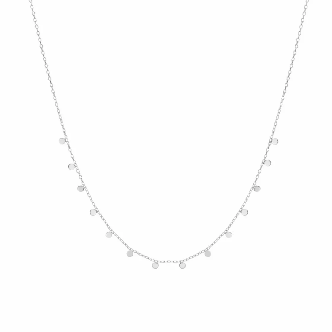 Collares Con Mini Colgantes | Collares Cortos | LINEARGENT Collares con colgantes plata baño en oro diseño minimalista