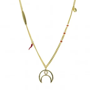 Collares Con Mini Colgantes | LINEARGENT Collares con colgantes plata baño oro diseño charms variados