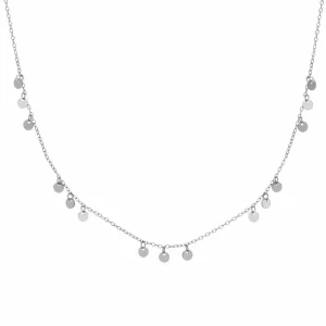 Collares Con Mini Colgantes | Collares Cortos | LINEARGENT Collares con colgantes plata baño oro triple circulo