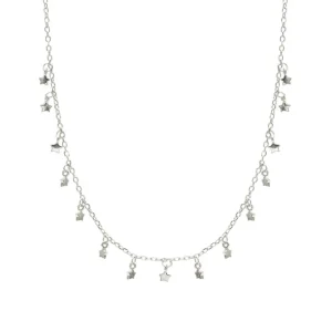 Collares Con Mini Colgantes | LINEARGENT Collares con colgantes plata diseño mini estrella