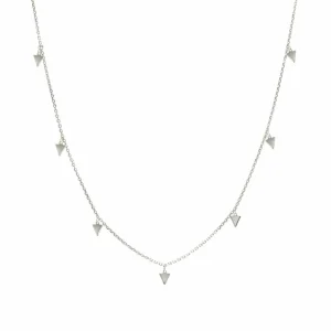 Collares Con Mini Colgantes | Collares Cortos | LINEARGENT Collares con colgantes plata motivos triangulares
