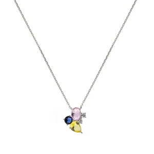 Collares Con Piedras | LINEARGENT Collares con piedras con lapislazuli y antracita con circonitas