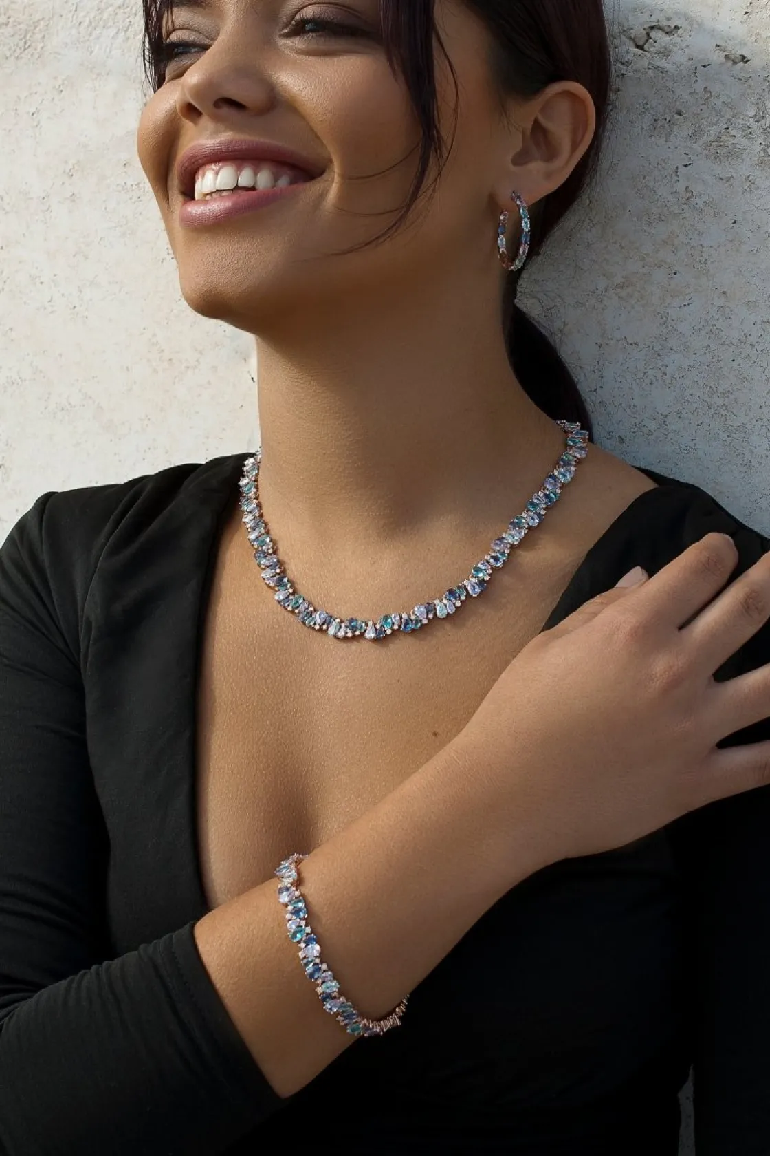 Collares Con Piedras | LINEARGENT Collares con piedras de colores en tonos fríos