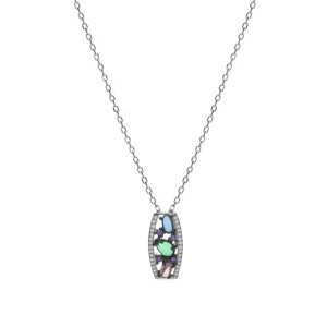 Collares Con Piedras | LINEARGENT Collares con piedras diseño mosaico con circonitas