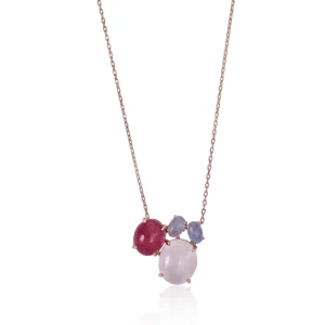 Collares Con Piedras | LINEARGENT Collares con piedras naturales diseño de cabouchon