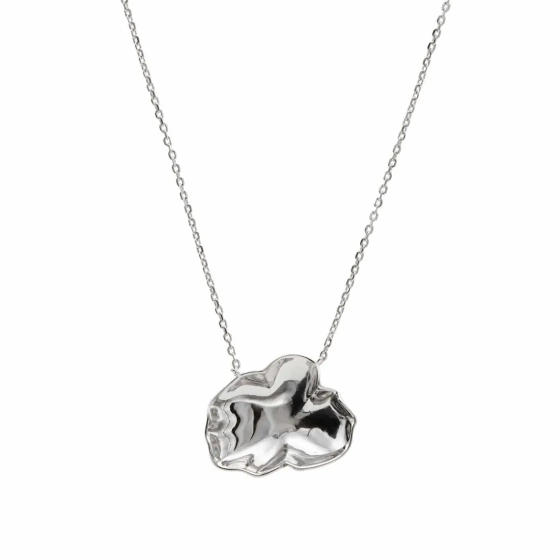 Collares Plata Originales | LINEARGENT Collares plata originales diseño circular convexo